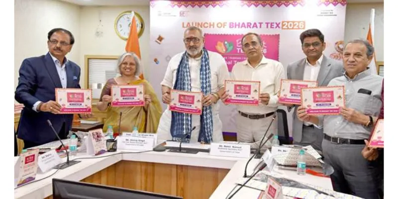 Union Textile Minister Launches Bharat Tex 2026 in New Delhi